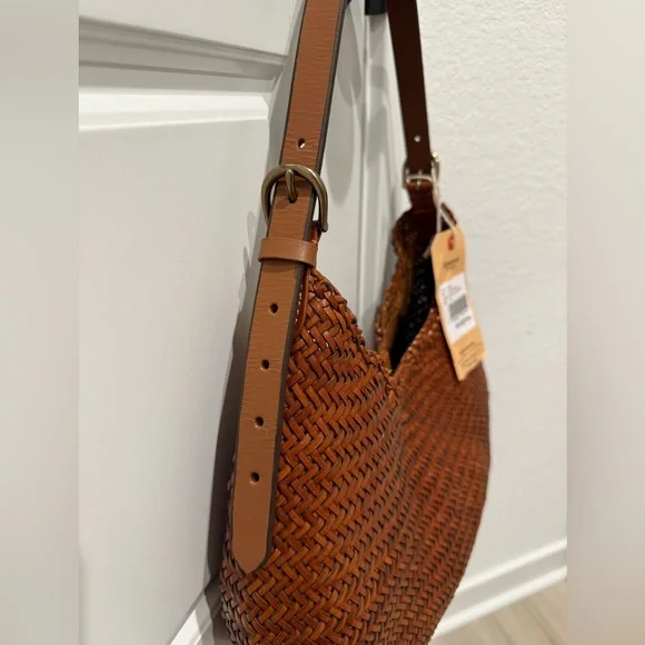 Dragon Diffusion Luna Mezza Should Bag Color Tan - Picture 3 of 10